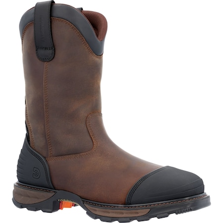 Durango Men's Waterproof Western Work Boot, 8.5 M, Steel Toe, 11 in H, Grizzly Brown, DDB0424 DDB0424